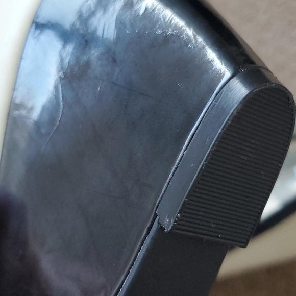 Etienne Aigner flower peep toe wedge heels NWOT - Picture 4 of 11